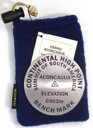 Aconcagua Benchmark Survey Medallion