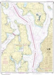 NOAA Chart 18473 - Puget Sound Oak Bay to Shilshole Bay