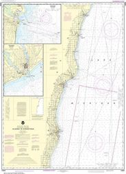 Nautical Chart 14903 Lake Michigan Algoma to Sheboygan NOAA