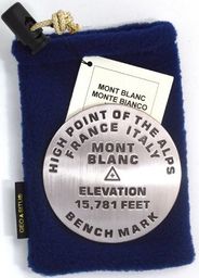 Mt. Blanc Benchmark Medallion