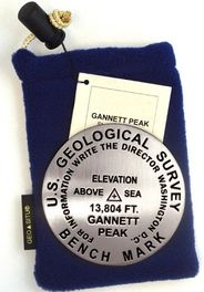 Gannett Peak Benchmark Survey Medallion