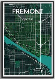 Seattle Neighborhood Map - Fremont