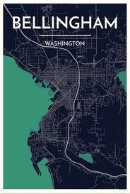 Bellingham City Map Graphic by Point Two