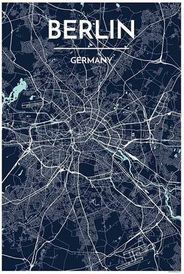 Berlin City Map Graphic Point Two