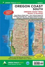 Oregon Coast South Hiking Map Green Trails
