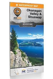 Okanagan Valley Backroads Topographic Mussio Contour Road Map