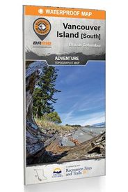 Vancouver Island South Backroads Waterproof Topo Map Mussio