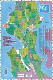 Seattle Neighborhood Map by Big Stick