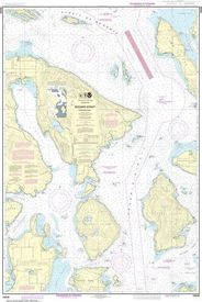 NOAA Chart 18430 Rosario Strait Northern Part NOAA