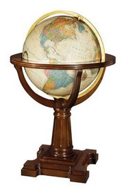 Annapolis World Globe - 20" Illuminated Floor Globe