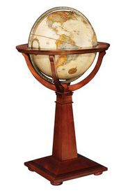 Logan World Globe - 16" Floor Globe