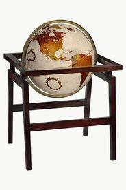 Madison World Globe - 16" Bronze Metallic Floor Globe