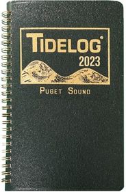 Tidelog Spiral Bound Book for the Puget Sound with Tidal Currents
