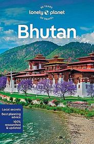 Bhutan Travel & Guide Map by Lonely Planet - Cover
