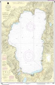 Nautical Chart 18665 Lake Tahoe NOAA