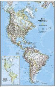 The America's Wall Map by National Geographic