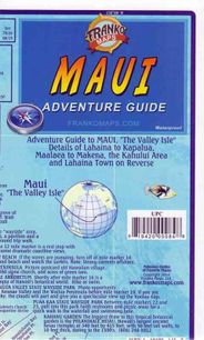 Franko Maui Travel Road Recreational Map Guide