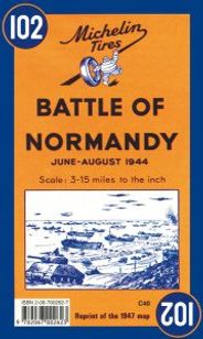 Battle of Normandy Map l Michelin