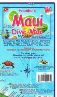 Franko Maui Diving Dive Map Travel Road Recreational