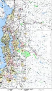 Puget Sound East Arterial Map by Kroll Map Company