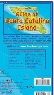 Franko Santa Catalina Travel Recreational Map