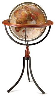 Santa Fe World Globe - 16" Floor Globe