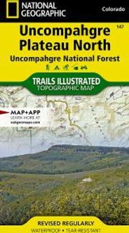 Uncompahgre Plateau North Map #147 by National Geographic - CO