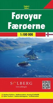Faroe Islands Travel Road Map Freytag and Berndt