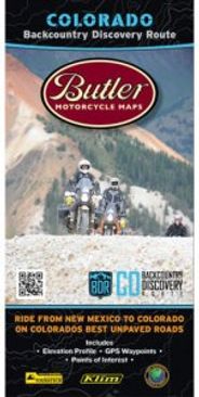 Colorado Backcountry Motorcycle Butler Map