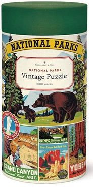Puzzle with National Parks by Cavallini detail