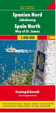 Spain North Camino de Santiago Travel and Reference Map Combo Pack