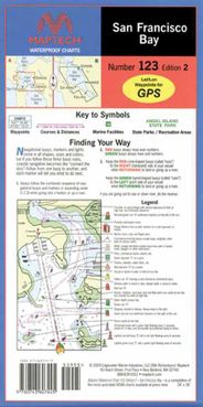 San Francisco Folded Nautical Chart MapTech