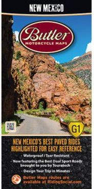 New Mexico Motorcycle Map Butler