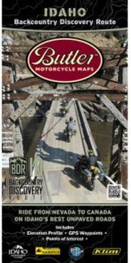 Idaho Backcountry Motorcycle Map Butler