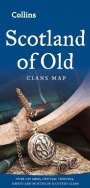 Clans of Scotland Road Map Folded Collins