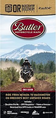 Oregon Backcountry Motorcycle Map Butler