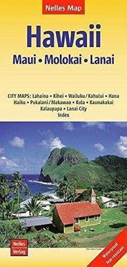 Maui Molokai Travel Road Map Nelles