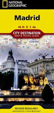 Madrid City Street Map Guide Destination National Geographic