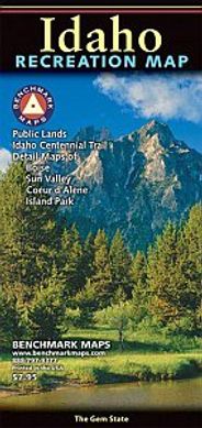 Idaho Recreational Road Map by Benchmark