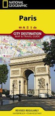 Paris City Street Map National Geographic Destination Folded