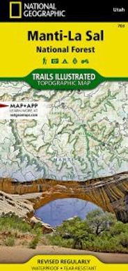 Manti La Sal National Forest Topo Waterproof National Geographic Hiking Map Trails Illustrated