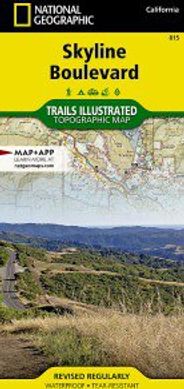 Skyline Boulevard by Trails Illustrated Map - CA
