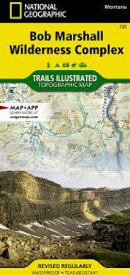 Bob Marshall Wilderness Complex Map - MT