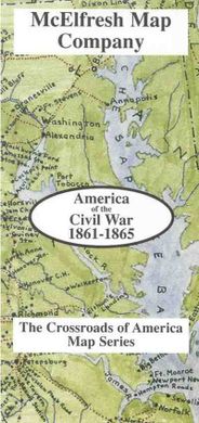 Civil War Battle Map Historic McElfresh