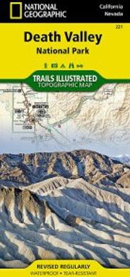 Death Valley National Park Topo Map Trails Illustrated Folded Waterproof