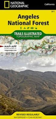 Angeles National Forest Map National Geographic Topo Trails Illustrated Hiking