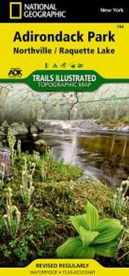 Adirondack Park Northville Topo Waterproof National Geographic Hiking Map Trails Illustrated