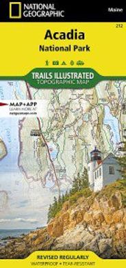 Acadia National Park Map - ME