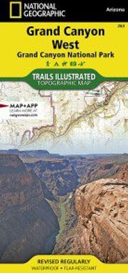 Grand Canyon National Park West Map - AZ