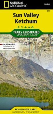 Sun Valley Ketchum Map National Geographic Topo Trails Illustrated Hiking